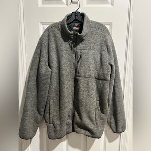 Weatherproof Men's Zip Up Gray Sweater
